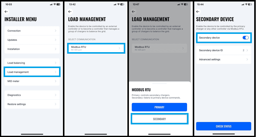 Teltonika Energy app - Modbus RTU Secondary device configuratie